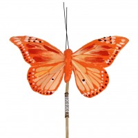 Tutor Mariposa Naranja 6x11cm+50cm Naranja