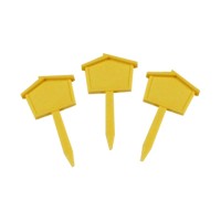 Etiqueta en forma de casa (8PCS)  / House - shape pin label