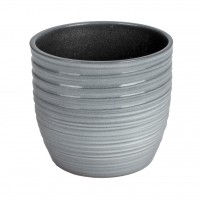 PORTA MACETA BERGAMO Ø13XH12CM GRIS